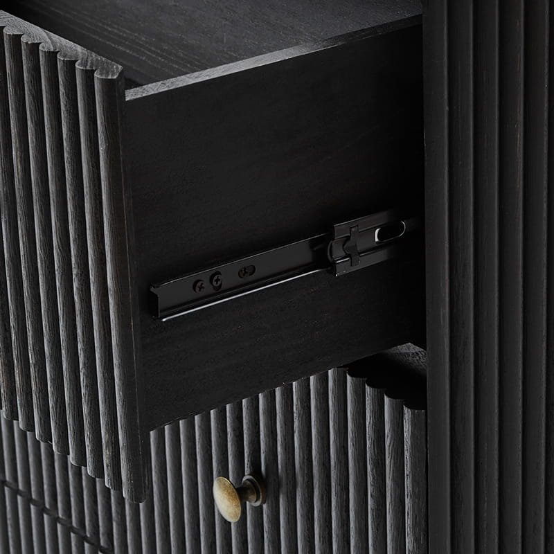 Camille Solid Wood Nightstand with Drawers