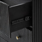 Camille Solid Wood Nightstand with Drawers