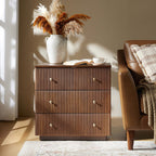 Camille Solid Wood Nightstand with Drawers