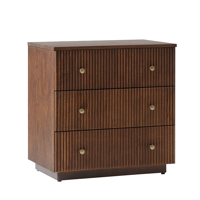 Camille Solid Wood Nightstand with Drawers
