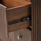 Camille Solid Wood Nightstand with Drawers