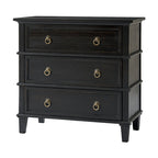 Jules Classic Solid Wood 3-Drawer Nightstand with USB Ports