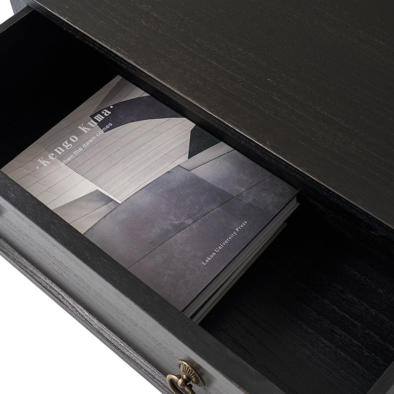 Jules Classic Solid Wood 3-Drawer Nightstand with USB Ports