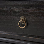 Jules Classic Solid Wood 3-Drawer Nightstand with USB Ports