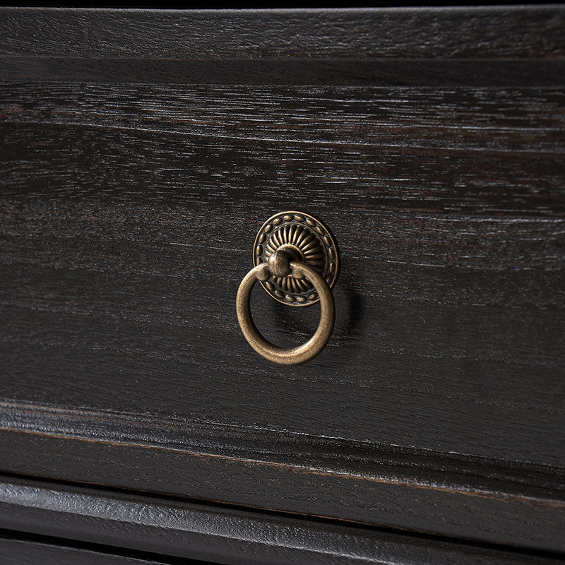 Jules Classic Solid Wood 3-Drawer Nightstand with USB Ports