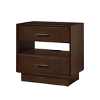 Yoel Hidden Drawer Nightstand with Built-in Outlets(Optional Types)