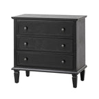 Transitional Wood Nightstand with Drawers and Power Outlet(Optional Types)