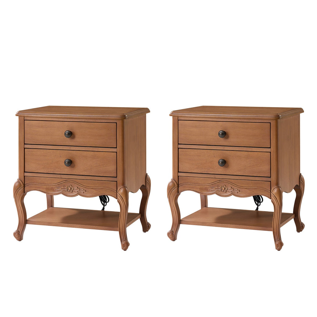 Nina Traditional Modern Exquisite Fully Assembled Nightstand with Hidden Drawer(Optional Types)