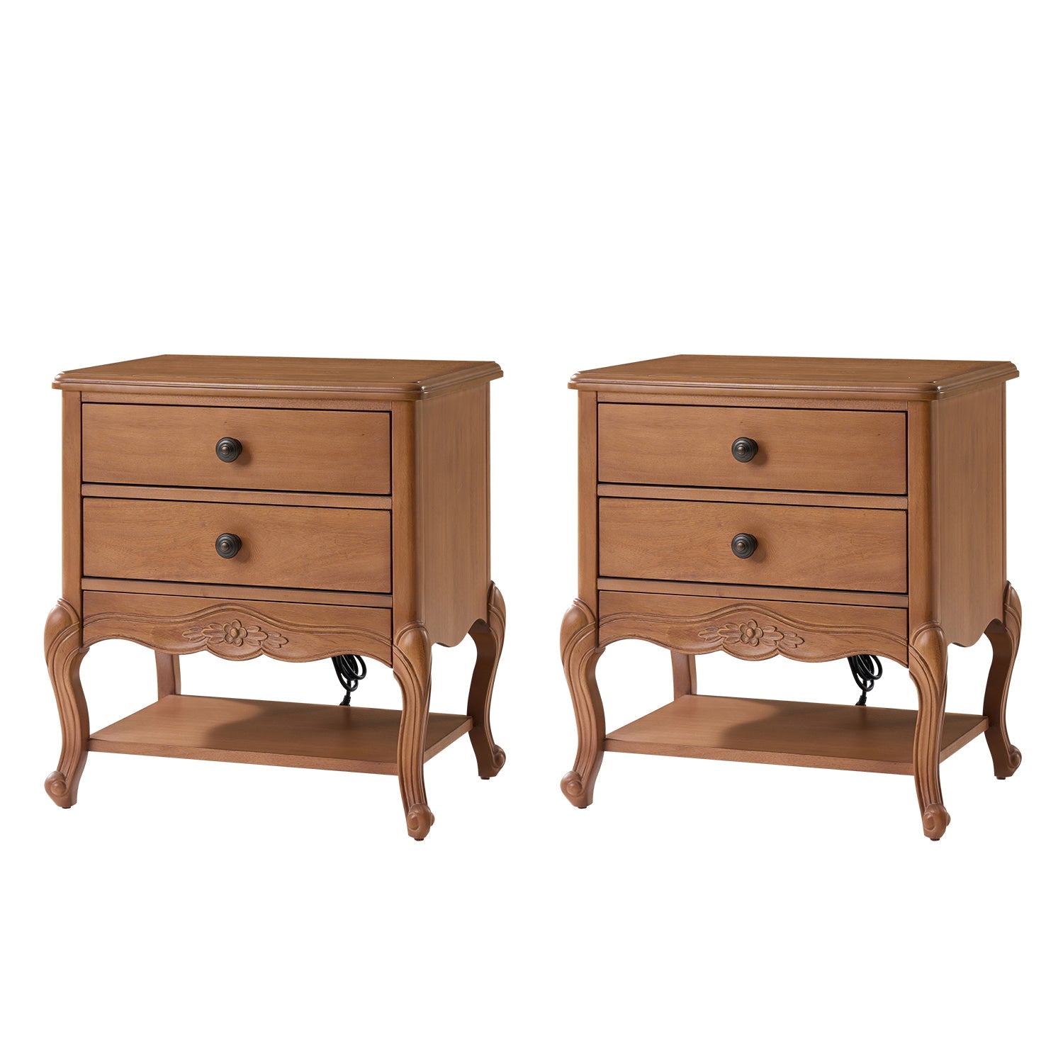 Nina Traditional Modern Exquisite Fully Assembled Nightstand with Hidden Drawer(Optional Types)