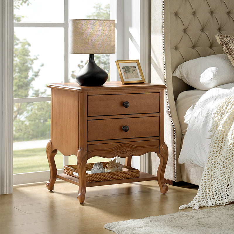 Nina Traditional Modern Exquisite Fully Assembled Nightstand with Hidden Drawer(Optional Types)