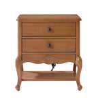 Nina Traditional Modern Exquisite Fully Assembled Nightstand with Hidden Drawer(Optional Types)