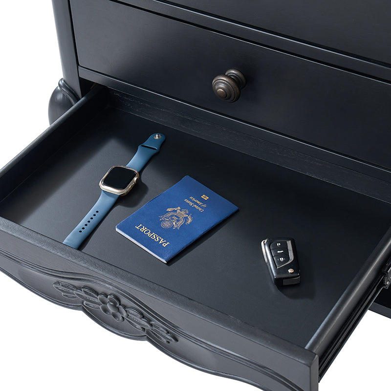 Nina Traditional Modern Exquisite Fully Assembled Nightstand with Hidden Drawer(Optional Types)