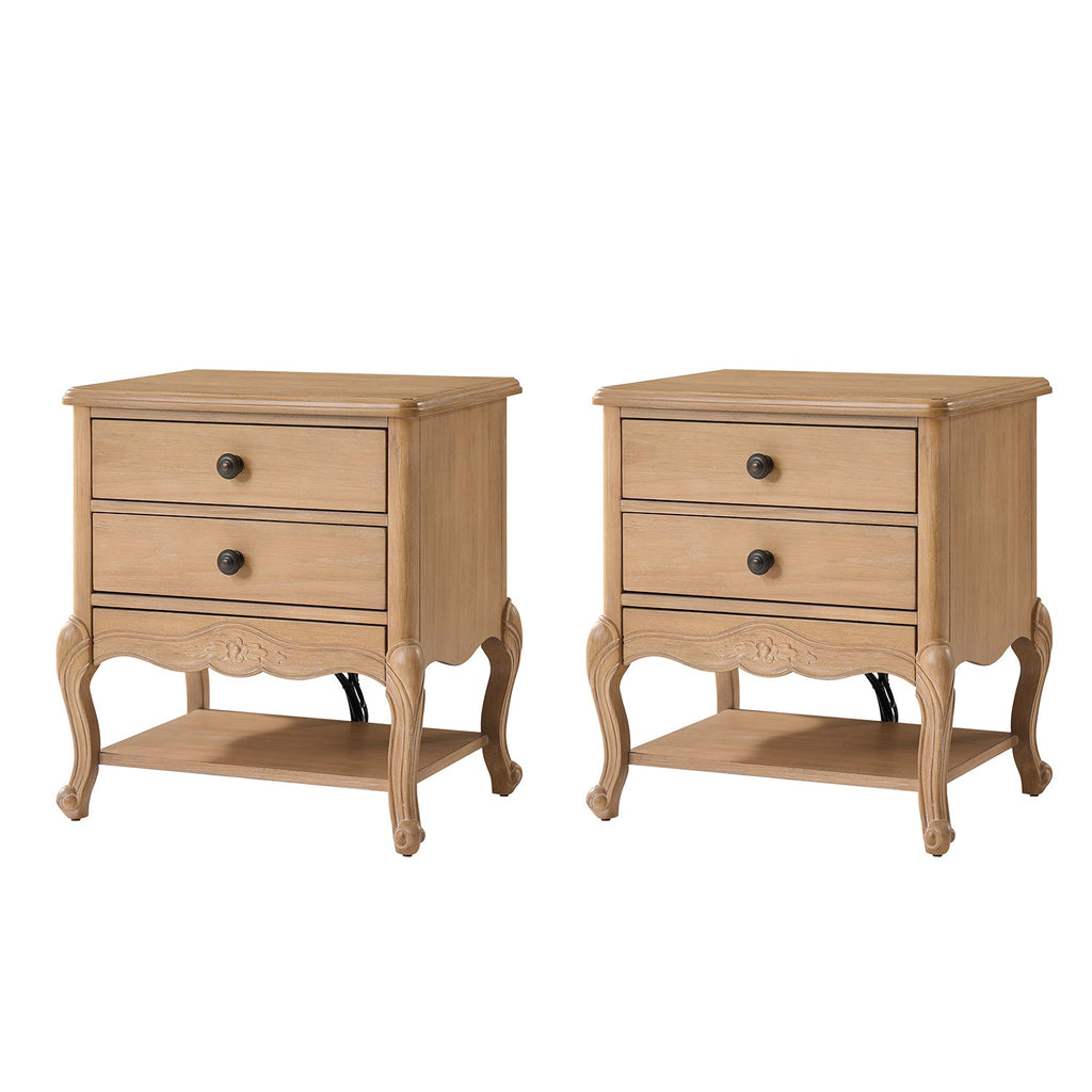 Nina Traditional Modern Exquisite Fully Assembled Nightstand with Hidden Drawer(Optional Types)