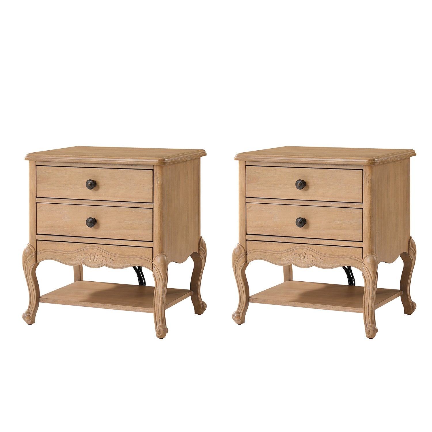 Nina Traditional Modern Exquisite Fully Assembled Nightstand with Hidden Drawer(Optional Types)