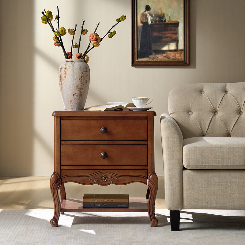 Nina Traditional Modern Exquisite Fully Assembled Nightstand with Hidden Drawer(Optional Types)