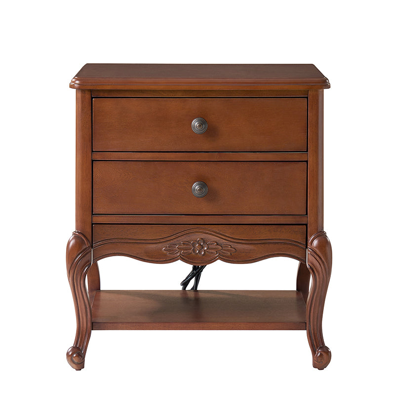 Nina Traditional Modern Exquisite Fully Assembled Nightstand with Hidden Drawer(Optional Types)