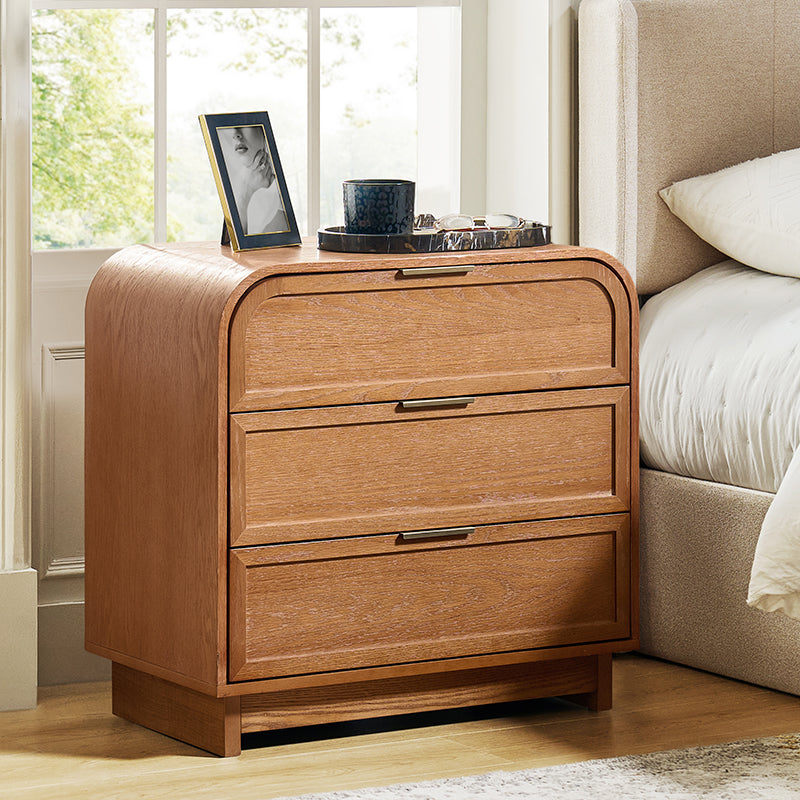 Albert Yanick 3-Drawer Nightstand