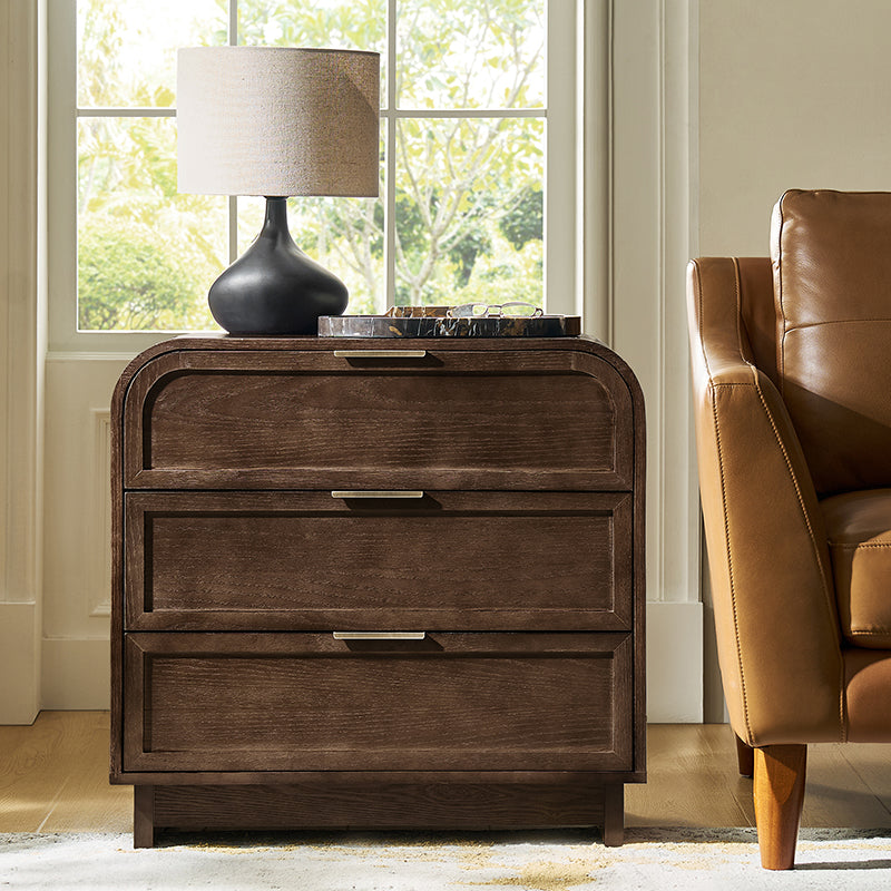 Albert Yanick 3-Drawer Nightstand