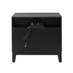 Kamu 2 - Drawer Nightstand Chest with Built-in Outlets(Optional Types)