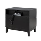 Kamu 2 - Drawer Nightstand Chest with Built-in Outlets(Optional Types)
