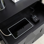 Kamu 2 - Drawer Nightstand Chest with Built-in Outlets(Optional Types)