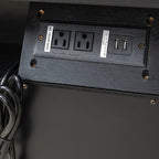 Kamu 2 - Drawer Nightstand Chest with Built-in Outlets(Optional Types)