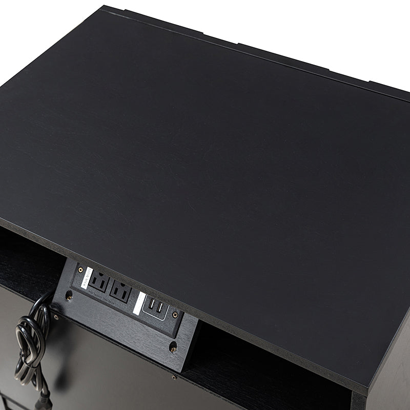 Kamu 2 - Drawer Nightstand Chest with Built-in Outlets(Optional Types)