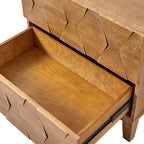 Kamu 2 - Drawer Nightstand Chest with Built-in Outlets(Optional Types)