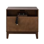 Kamu 2 - Drawer Nightstand Chest with Built-in Outlets(Optional Types)
