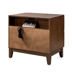 Kamu 2 - Drawer Nightstand Chest with Built-in Outlets(Optional Types)