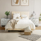 Kamu 2 - Drawer Nightstand Chest with Built-in Outlets(Optional Types)