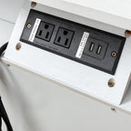 Kamu 2 - Drawer Nightstand Chest with Built-in Outlets(Optional Types)