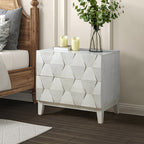 Kamu 2 - Drawer Nightstand Chest with Built-in Outlets(Optional Types)