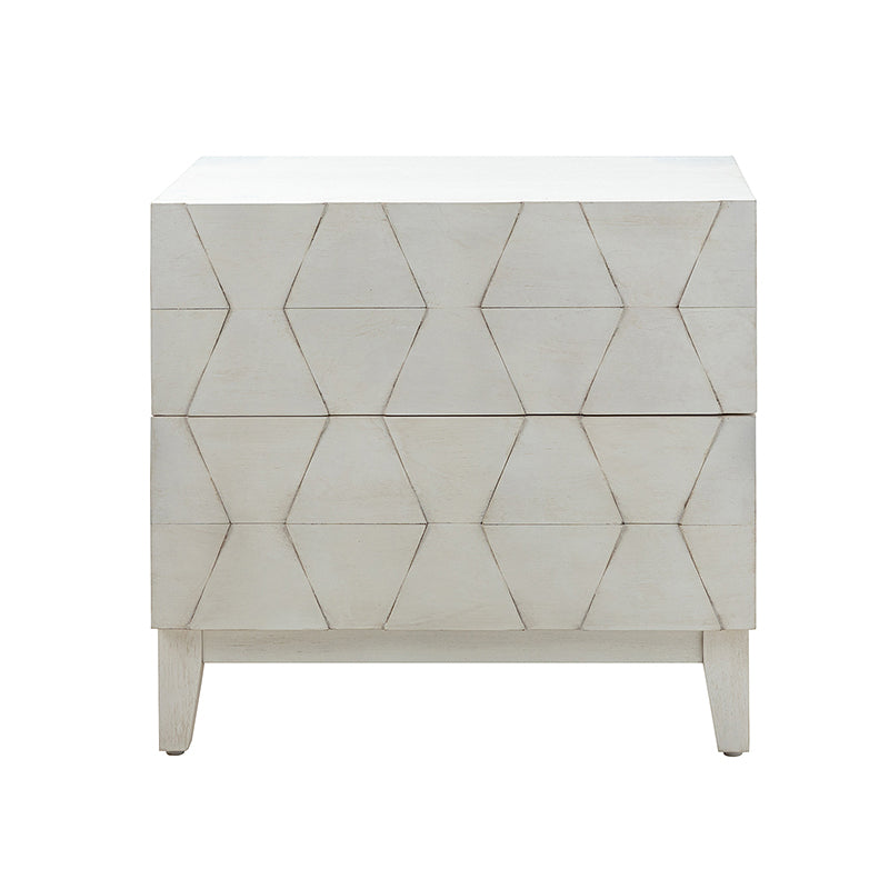 Kamu 2 - Drawer Nightstand Chest with Built-in Outlets(Optional Types)