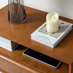 Lilian 2 - Drawer Mid Century Nightstand with Built-in Outlets(Optional Types)