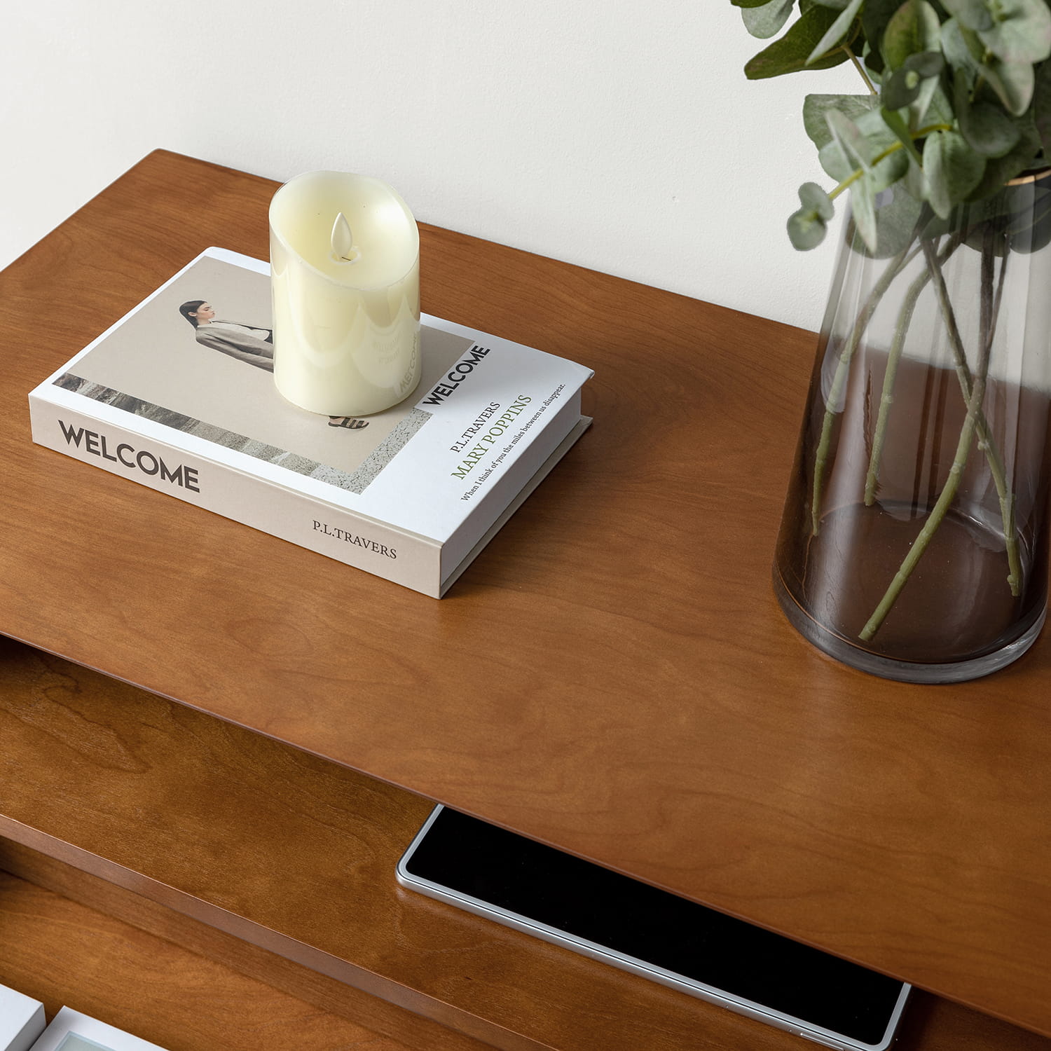 Lilian 2 - Drawer Mid Century Nightstand with Built-in Outlets(Optional Types)