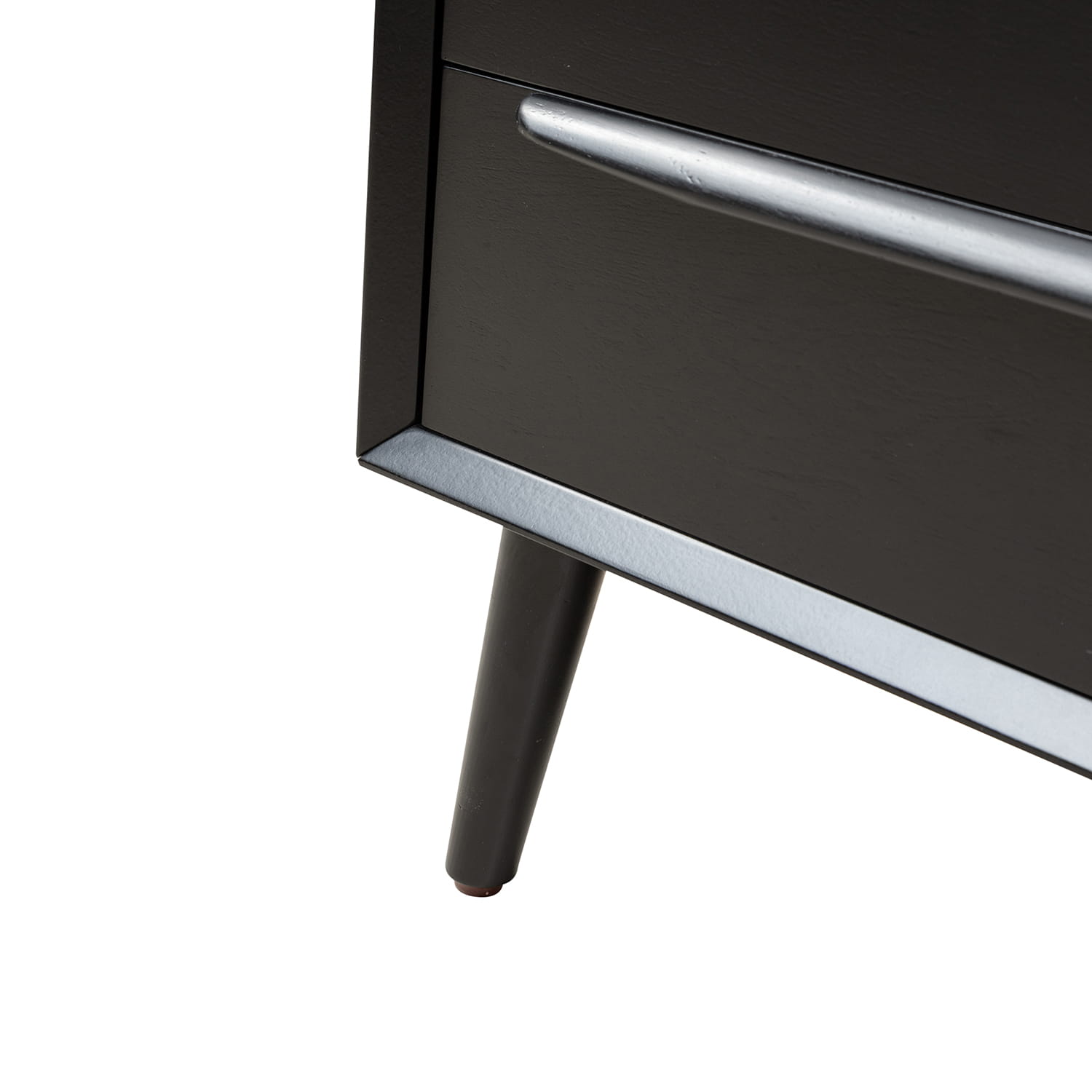 Lilian 2 - Drawer Mid Century Nightstand with Built-in Outlets(Optional Types)