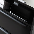 Lilian 2 - Drawer Mid Century Nightstand with Built-in Outlets(Optional Types)