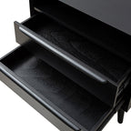 Lilian 2 - Drawer Mid Century Nightstand with Built-in Outlets(Optional Types)