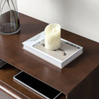 Lilian 2 - Drawer Mid Century Nightstand with Built-in Outlets(Optional Types)