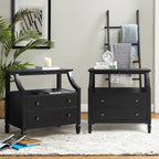 Grace 2 - Drawer Nightstand Chest with Built-in Outlets