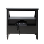 Grace 2 - Drawer Nightstand Chest with Built-in Outlets