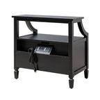Grace 2 - Drawer Nightstand Chest with Built-in Outlets
