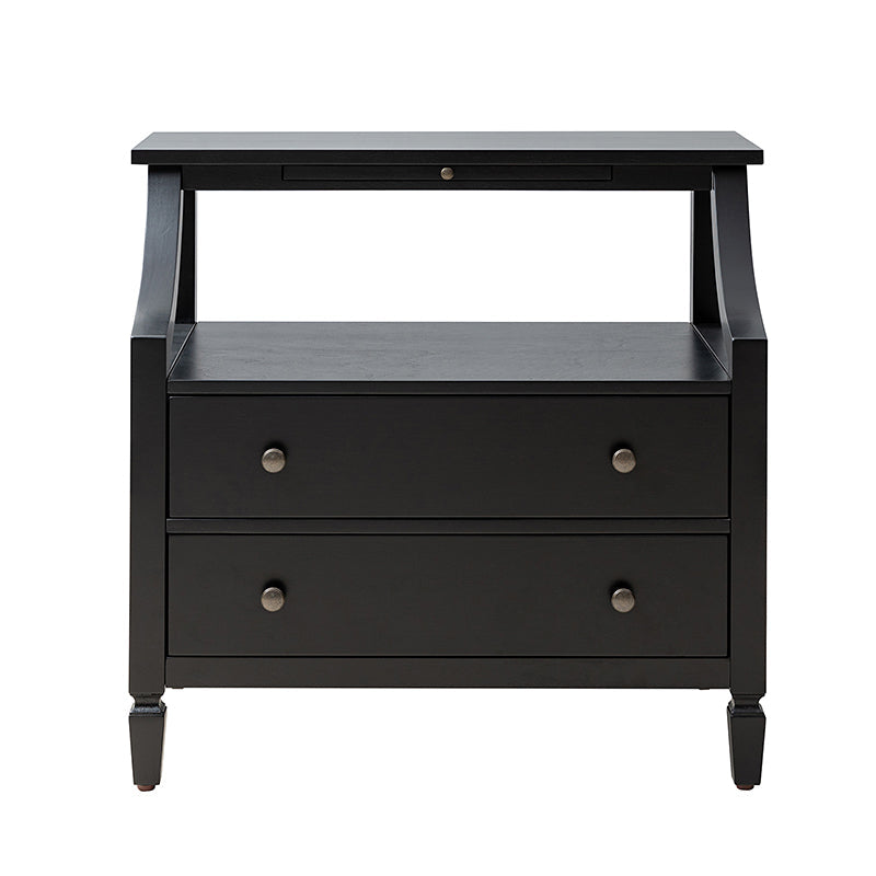 Grace 2 - Drawer Nightstand Chest with Built-in Outlets
