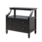 Grace 2 - Drawer Nightstand Chest with Built-in Outlets
