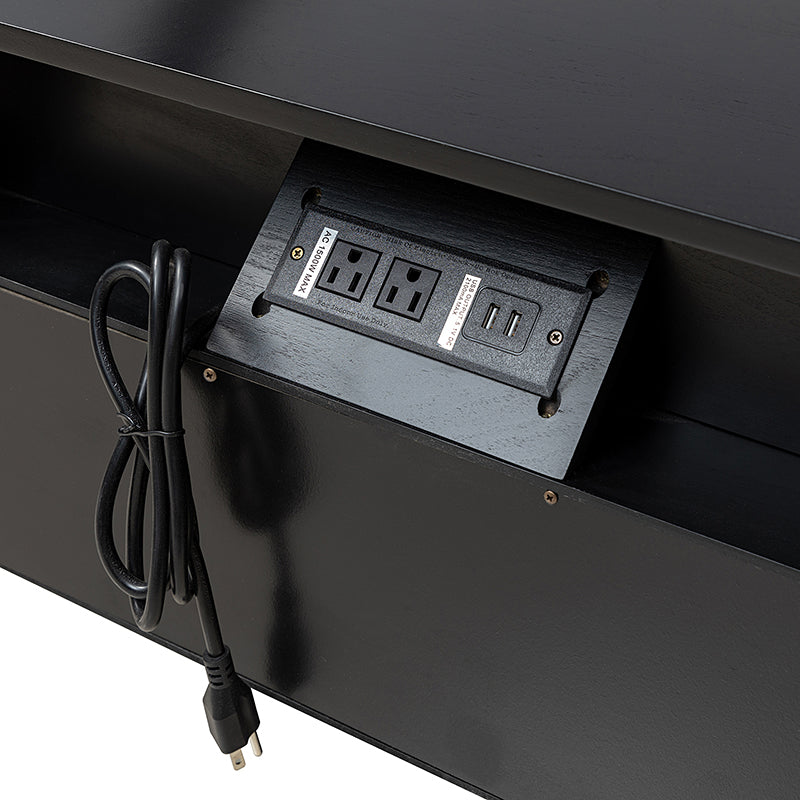 Grace 2 - Drawer Nightstand Chest with Built-in Outlets