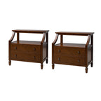 Grace 2 - Drawer Nightstand Chest with Built-in Outlets
