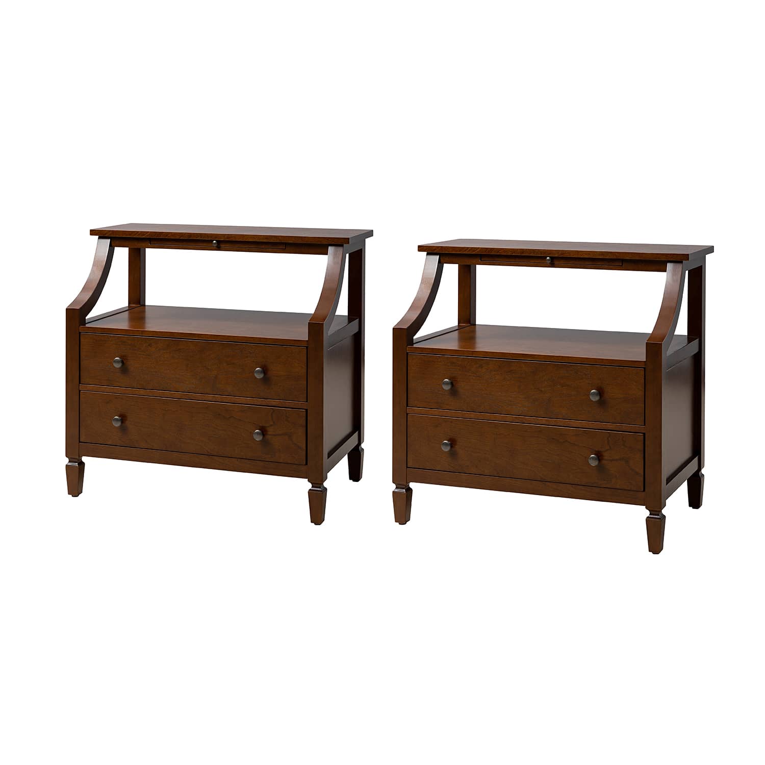 Grace 2 - Drawer Nightstand Chest with Built-in Outlets
