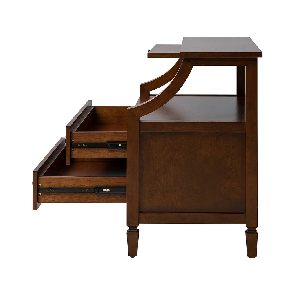 Grace 2 - Drawer Nightstand Chest with Built-in Outlets