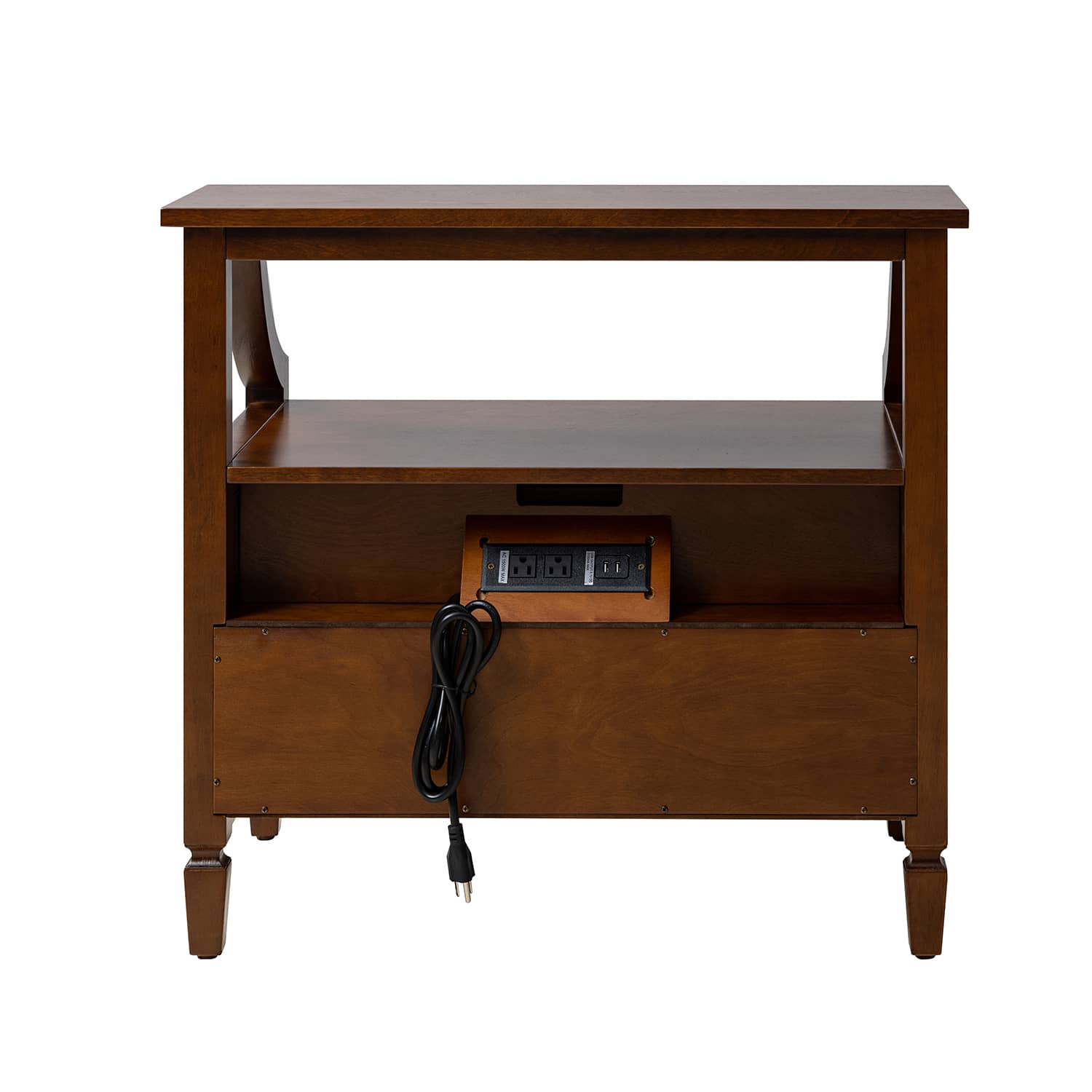Grace 2 - Drawer Nightstand Chest with Built-in Outlets